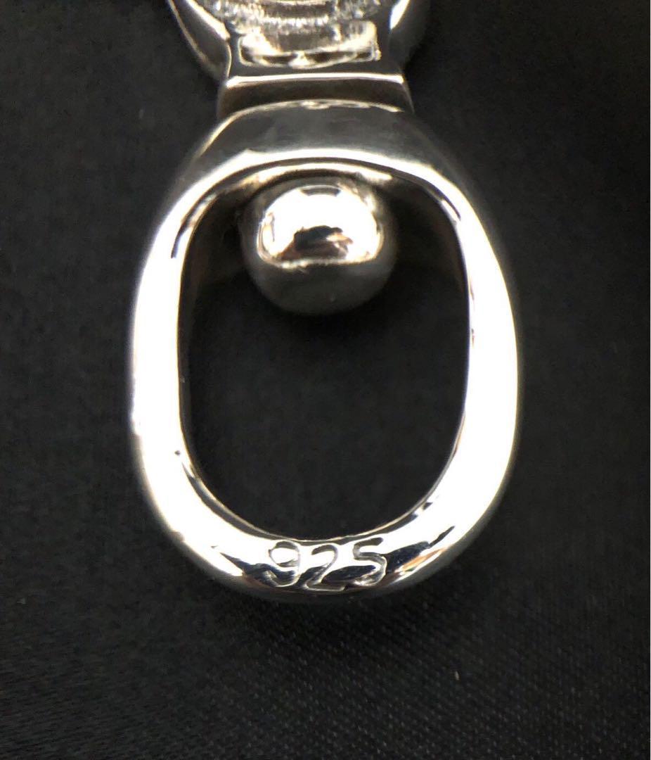 シルバー925 キーホルダー　キーリング　クロス　クロム　2-10 9029