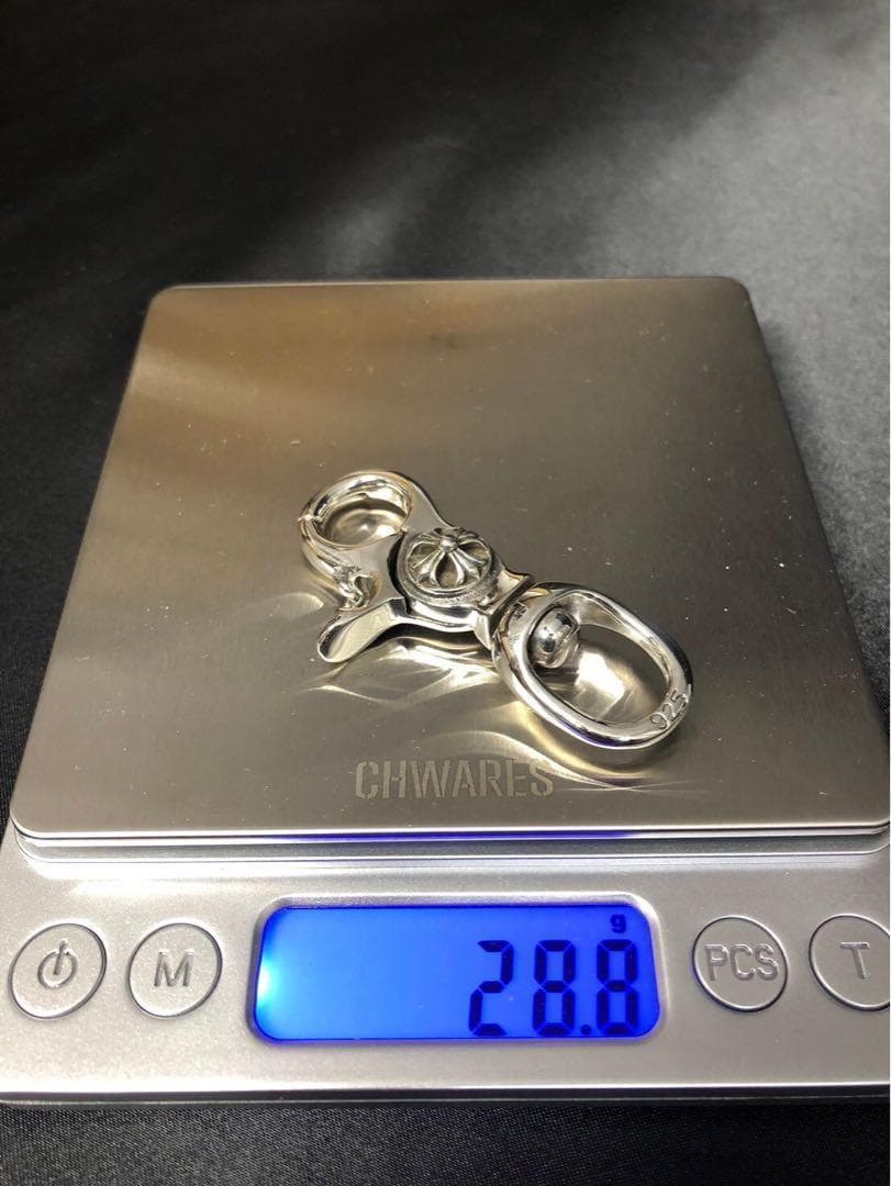 シルバー925 キーホルダー　キーリング　クロス　クロム　2-10 9029