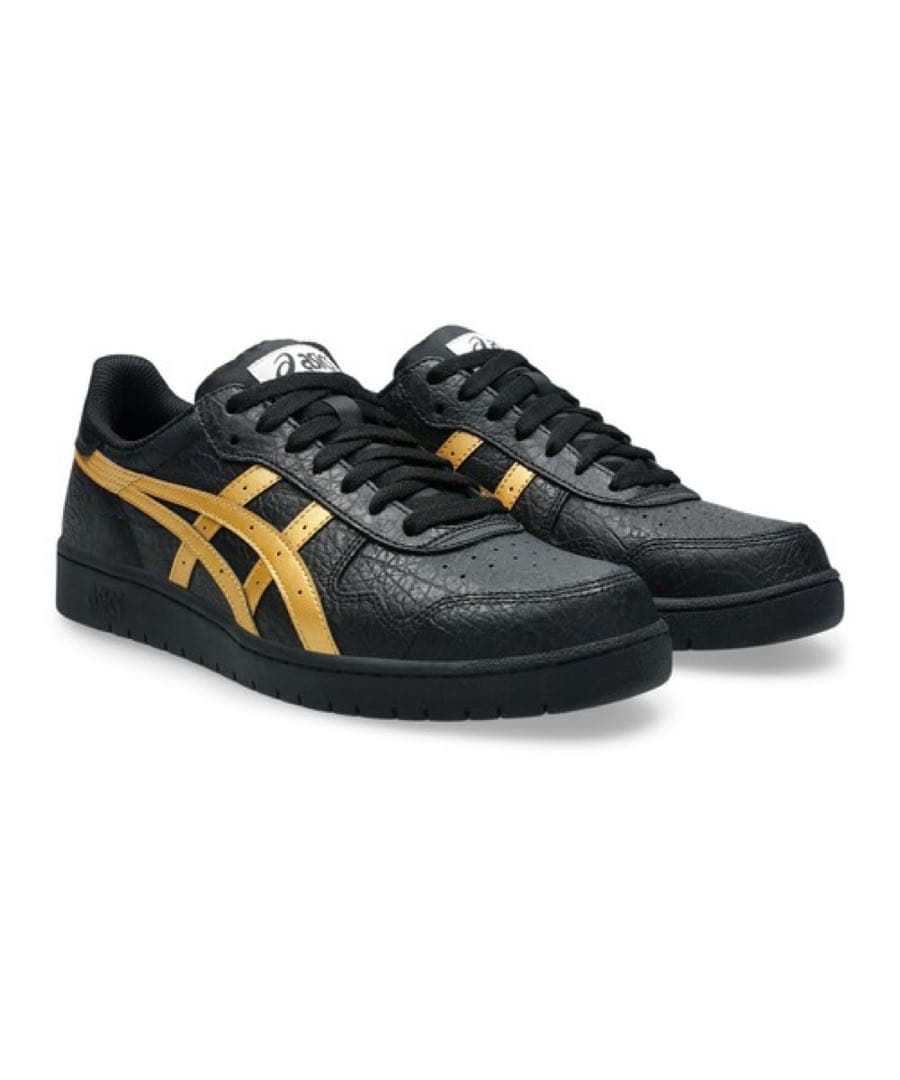靴 asics JAPAN PRO BLACK/PURE GOLD