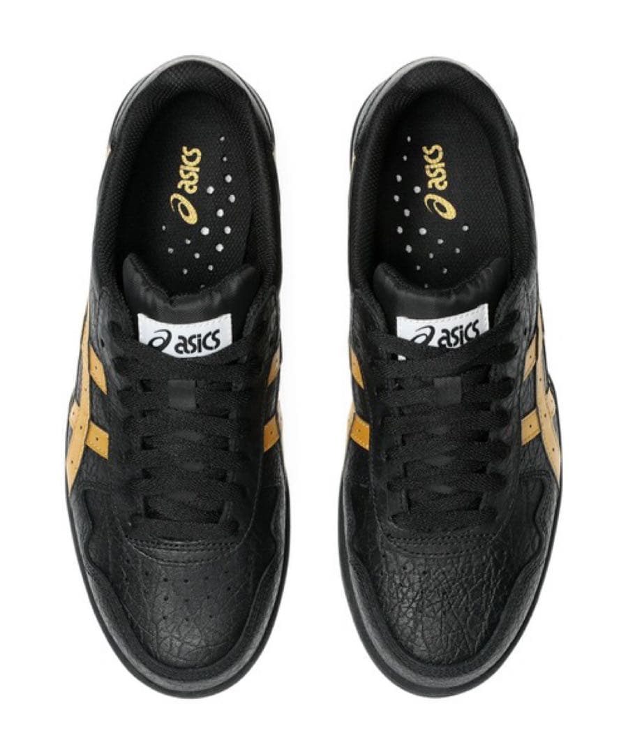 靴 asics JAPAN PRO BLACK/PURE GOLD