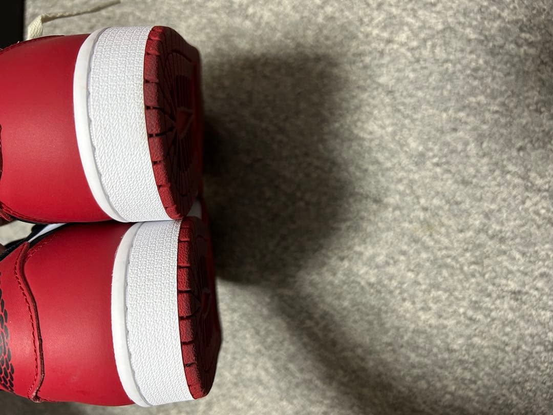 靴 Nike Air Jordan 1 Retro Low OG Black Toe