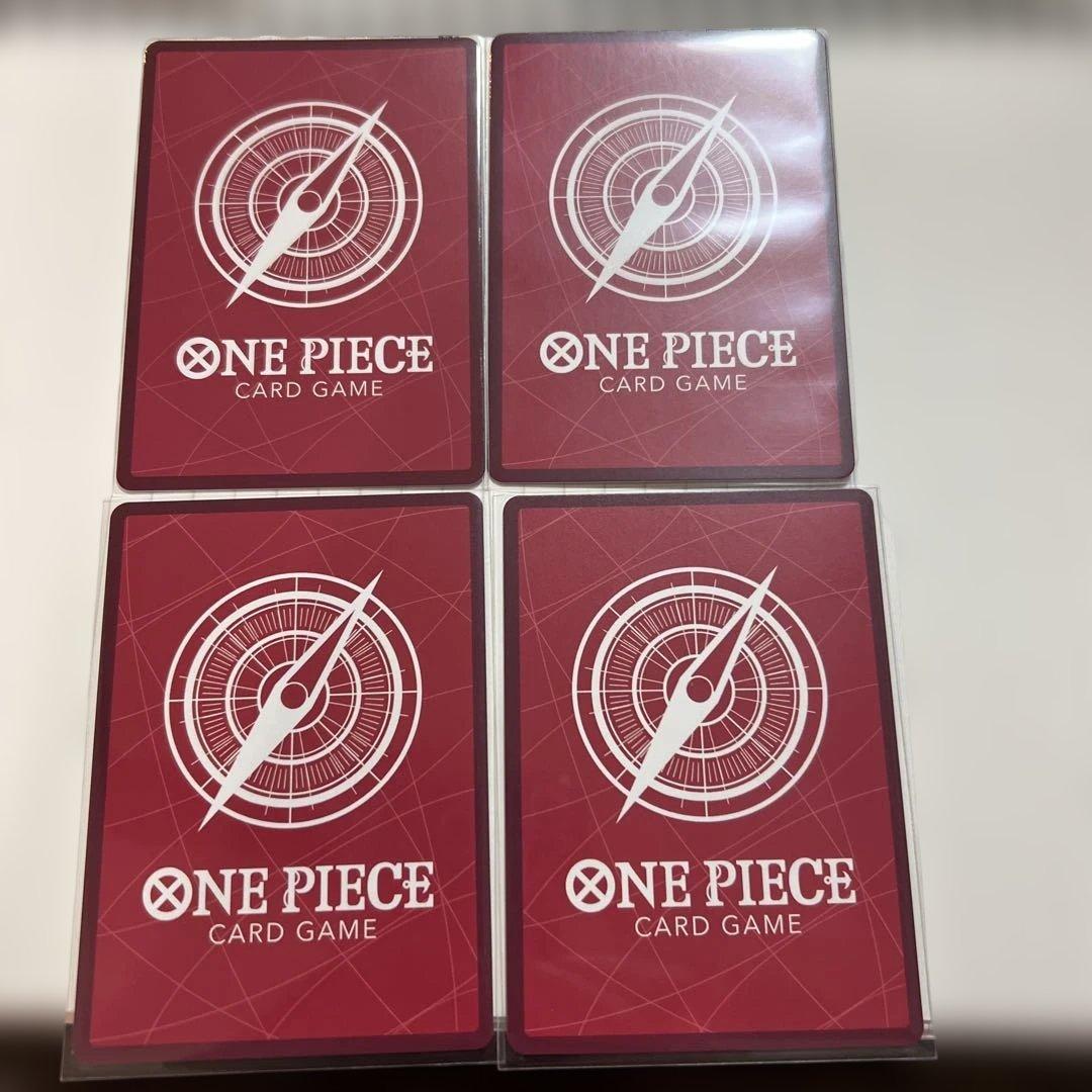 ワンピース トレーディングカードセット４枚売り！美品！