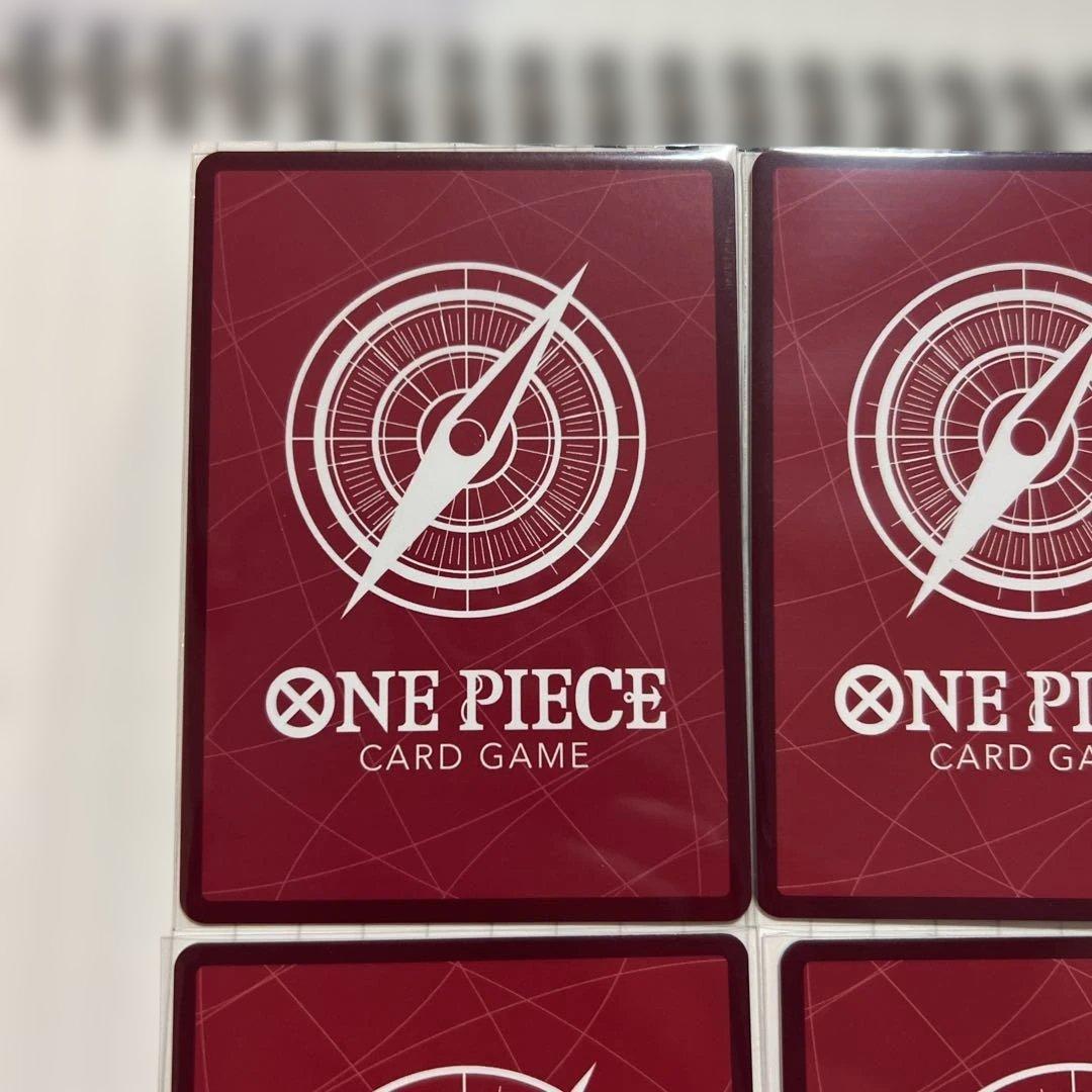 ワンピース トレーディングカードセット４枚売り！美品！