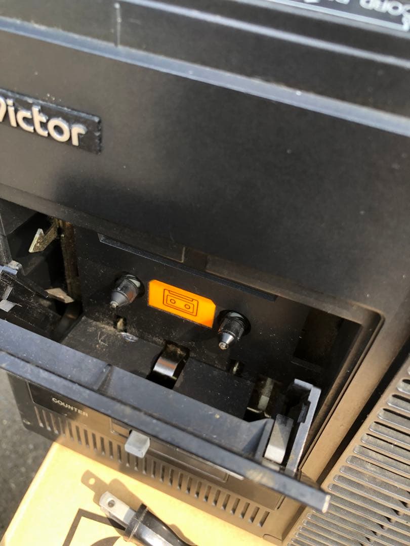 1977年 victor M-66 レトロ　テレビラジカセ