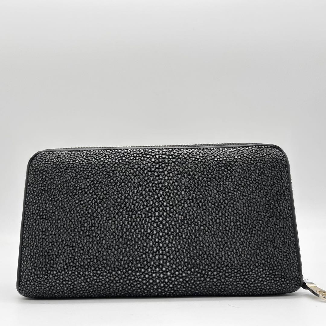 muta　長財布　スティングレイ　オーガナイザー　ラウンドファスナー　エイ革