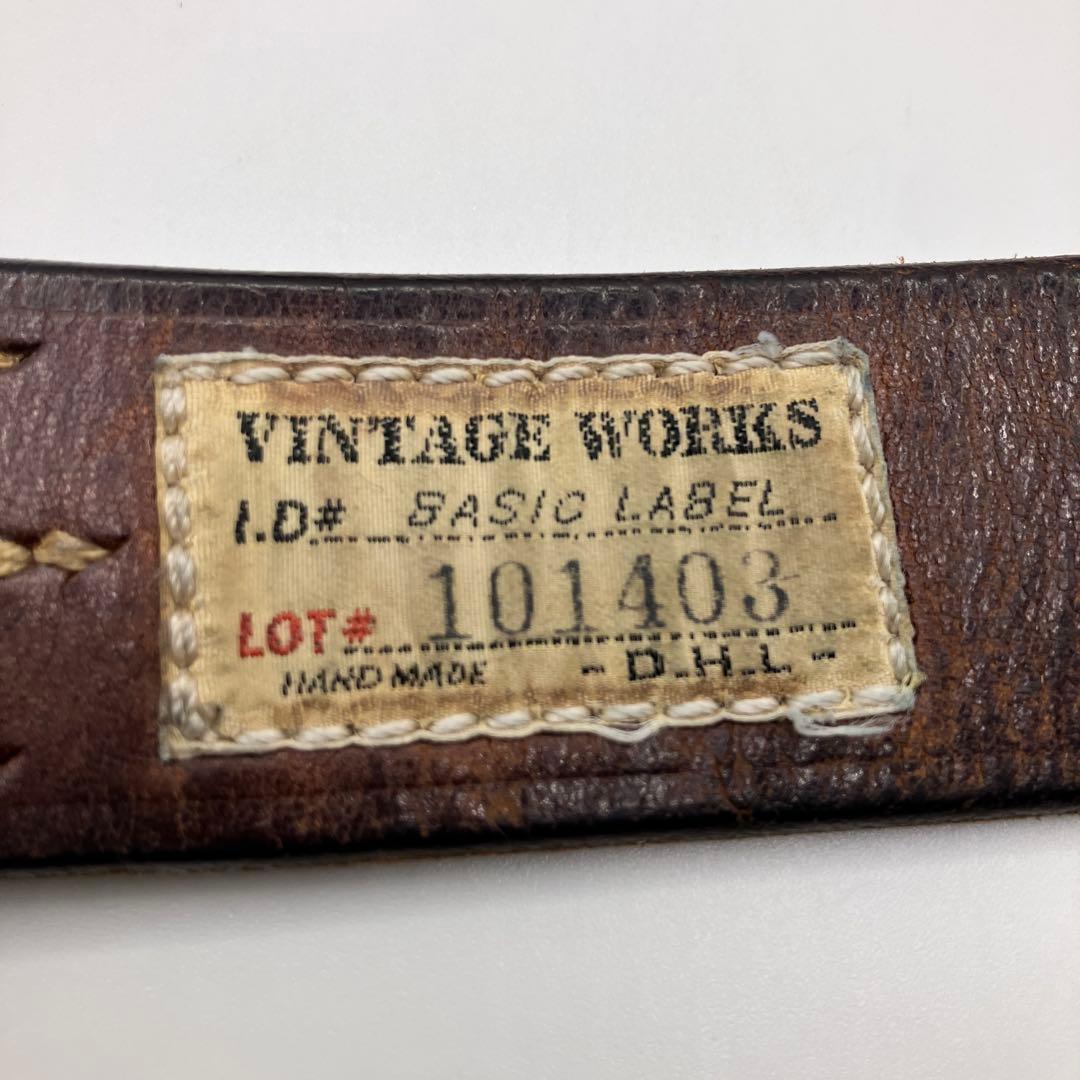 ☆良品☆ Vintage Works ヴィンテージワークス ベルト