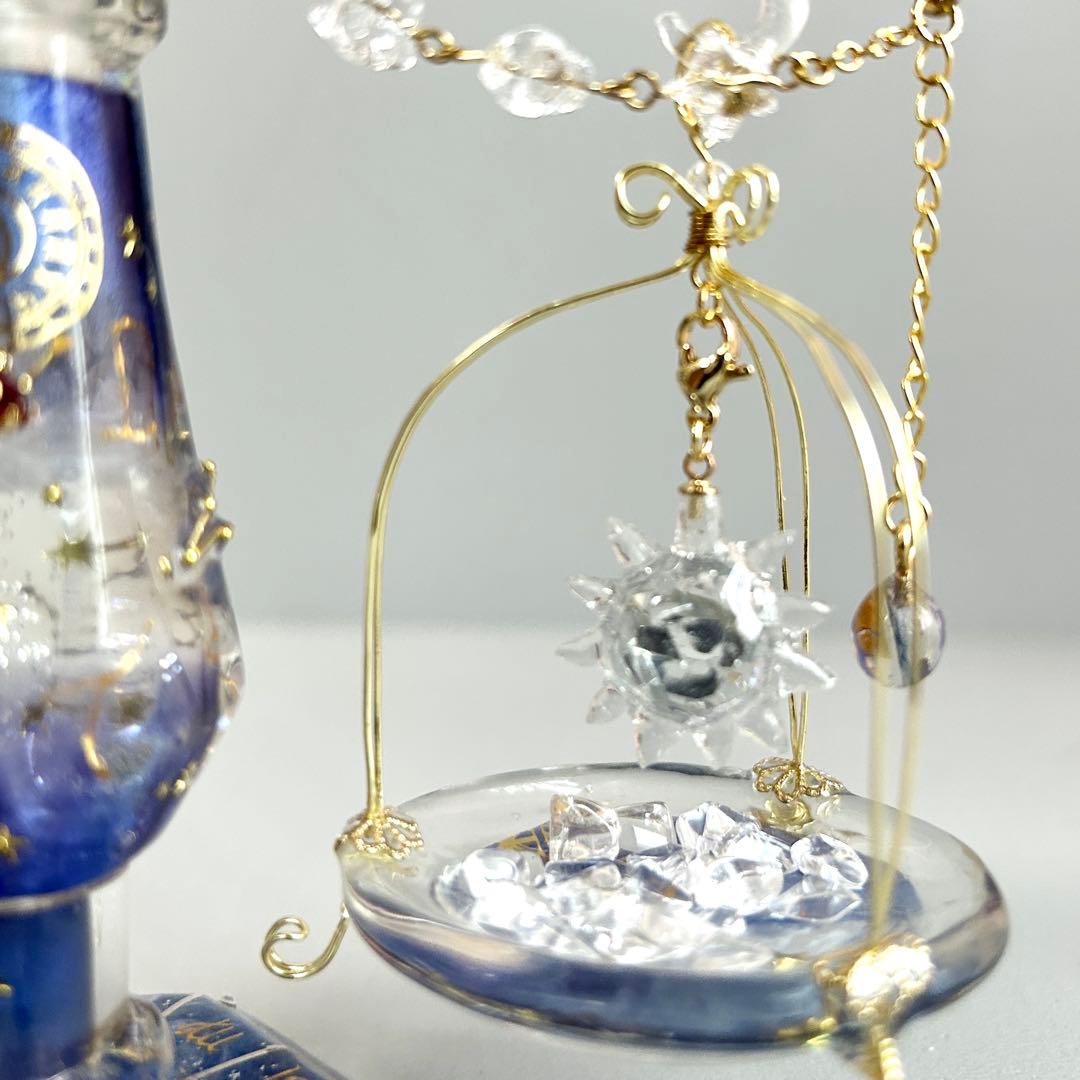 山羊座さんのための星座の天秤　アクセサリー付き　持ち運びok組み立て式天秤