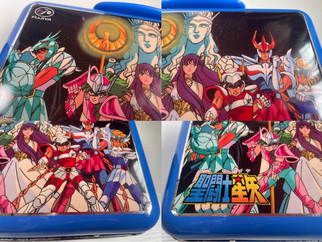 【中古】 聖闘士星矢 お菓子缶 不二家 レトロ お菓子BOX