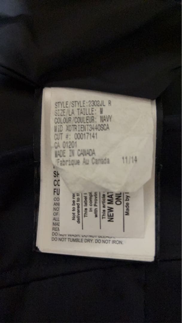   レディース ダウンコート ネイビーM ファー付き