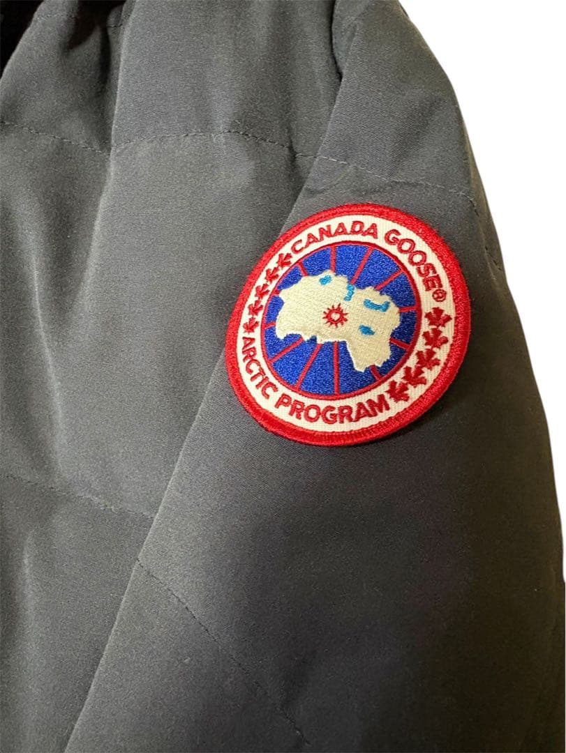   レディース ダウンコート ネイビーM ファー付き