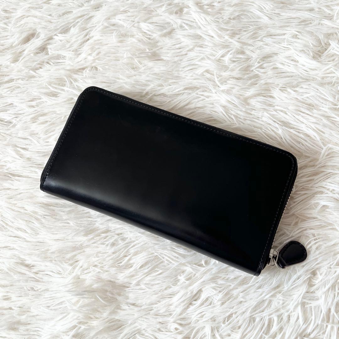 極美品✨GANZO ガンゾ ラウンドファスナー 長財布　コードバン