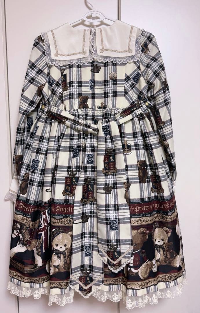 Angelic Pretty British Bearワンピース+カチューシャ