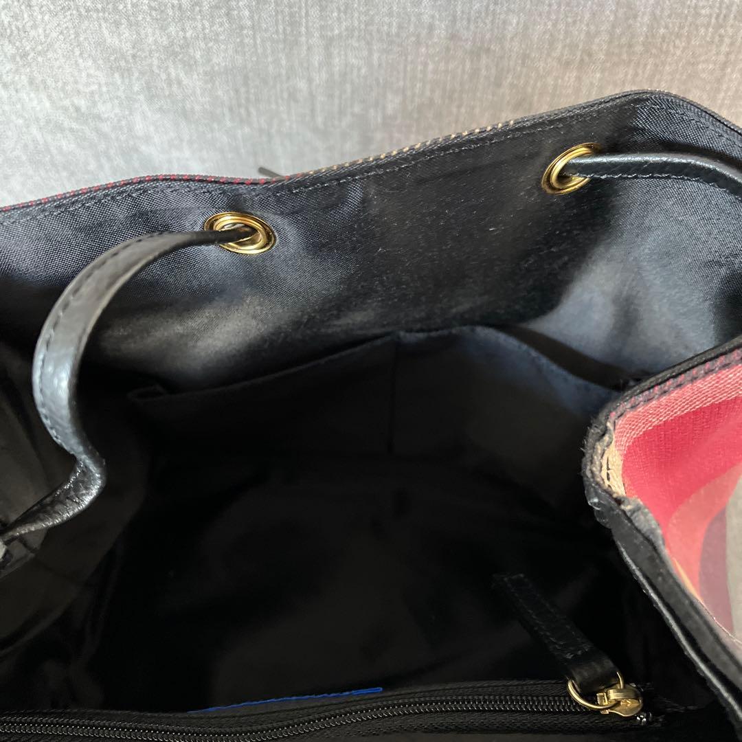 BLUE LABEL CRESTBRIDGE チェック柄リュック