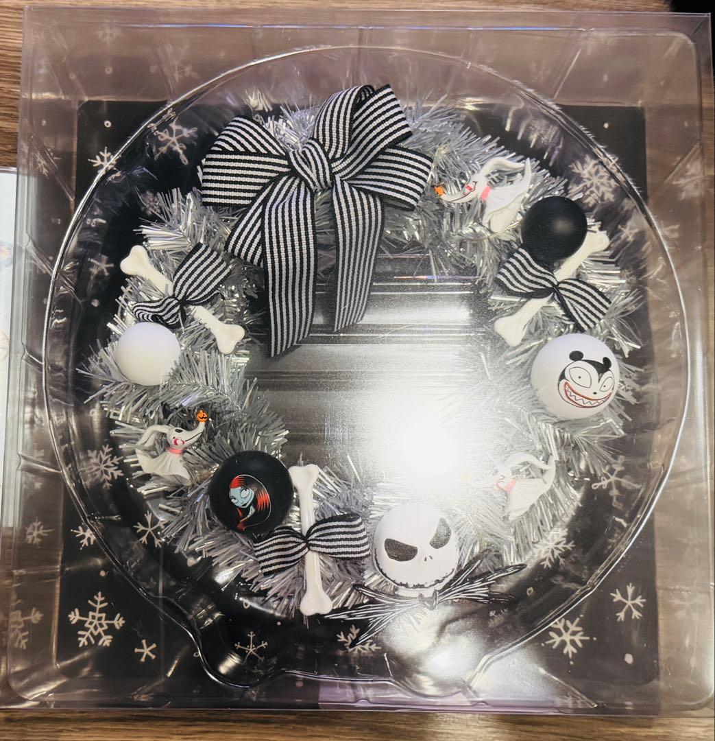 ティム・バートン ナイトメアー・ビフォア・クリスマス リース ライトアップ