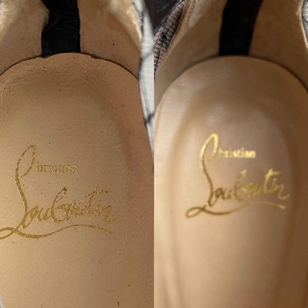 未使用級/EU37 クリスチャンルブタン パンプス RESILLISSIMA 黒