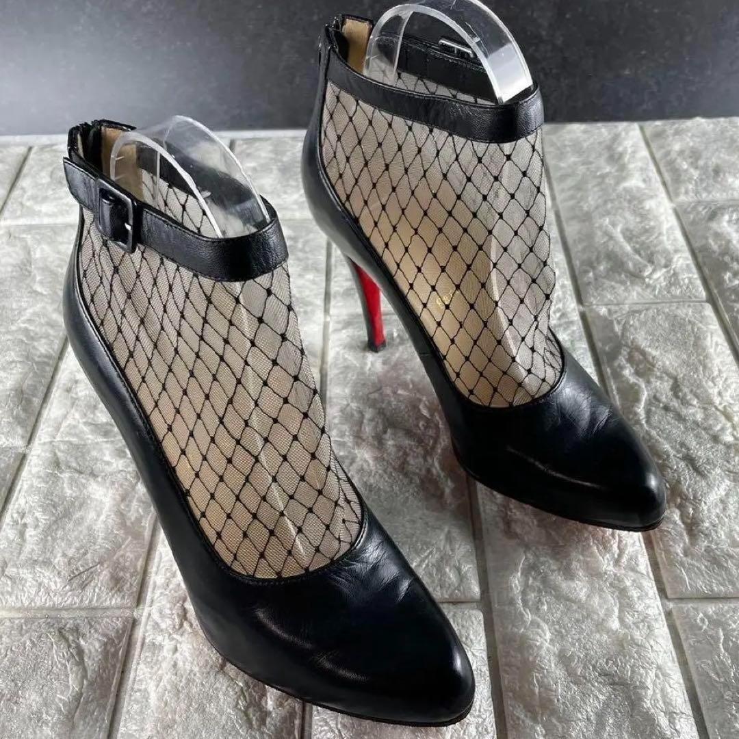 未使用級/EU37 クリスチャンルブタン パンプス RESILLISSIMA 黒