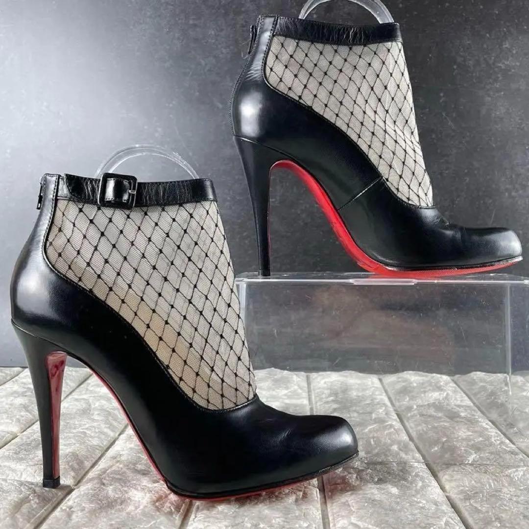 未使用級/EU37 クリスチャンルブタン パンプス RESILLISSIMA 黒