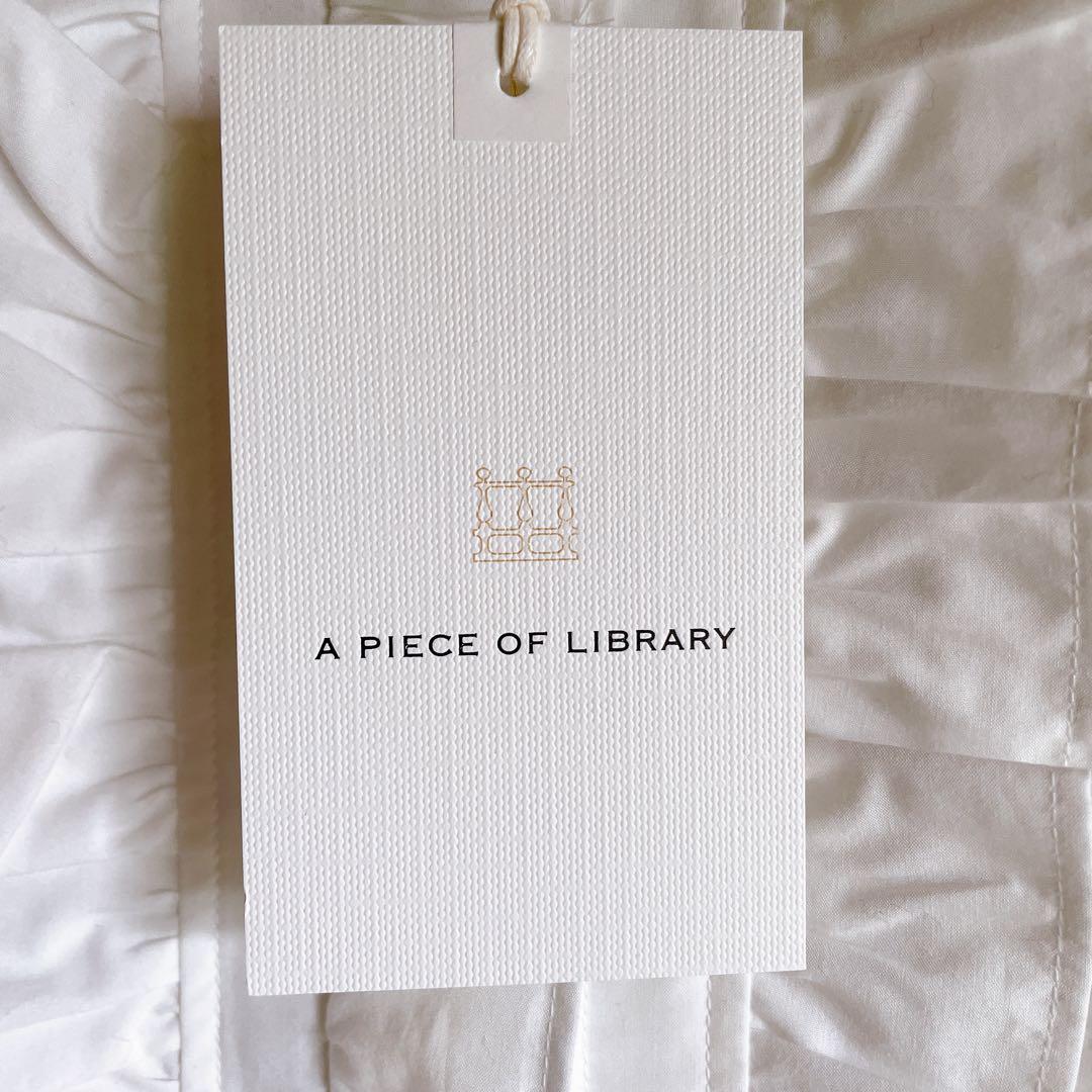 A PIECE OF LIBRARY フリル長袖シャツ