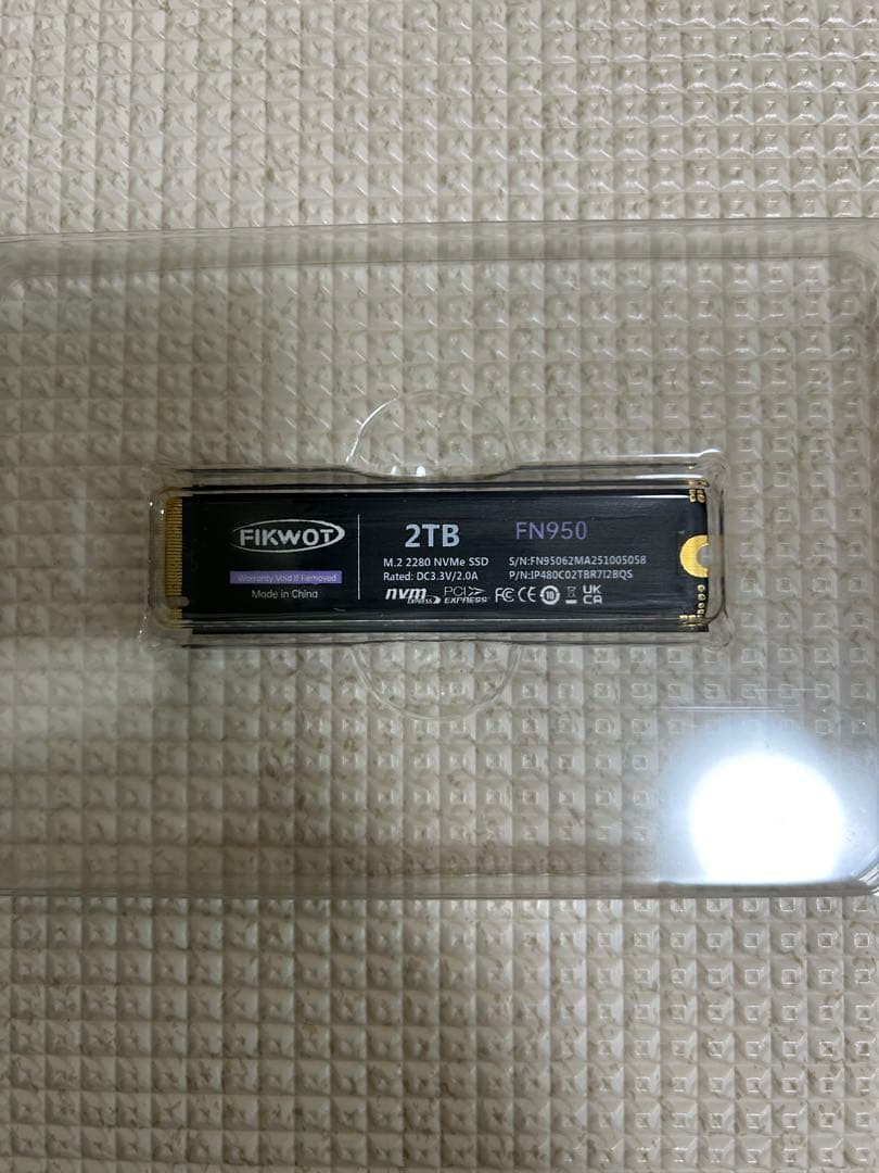 FIKWOT 2TB FN950 M.2 NVMe SSD PS5などに