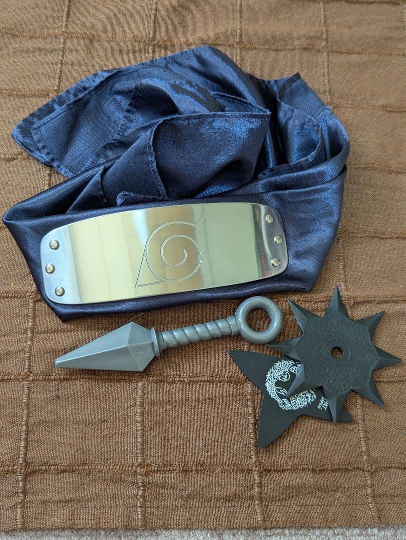 公式品！ NARUTO うちはサスケ コスプレ衣装 額当てセット