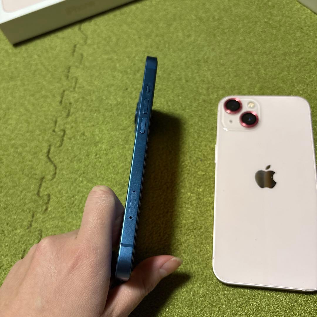 iPhone13 付属品箱あり ブルー 128GB 保護フィルム付 超美品