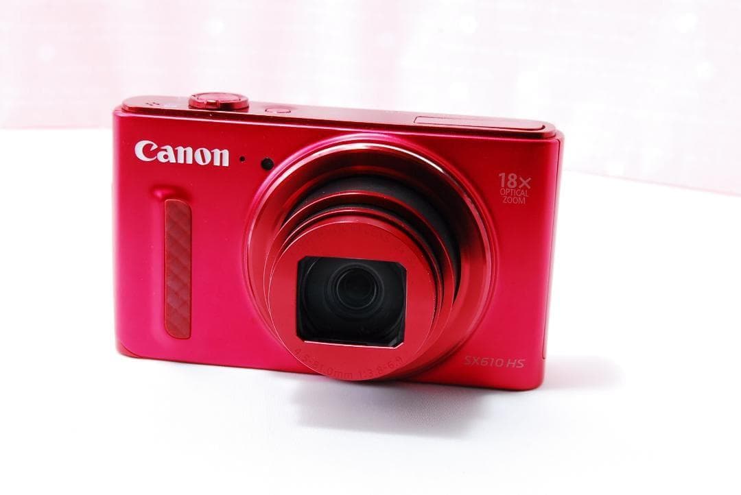 〓Wi-Fi機能搭載〓キヤノン PowerShot SX610 HS レッド