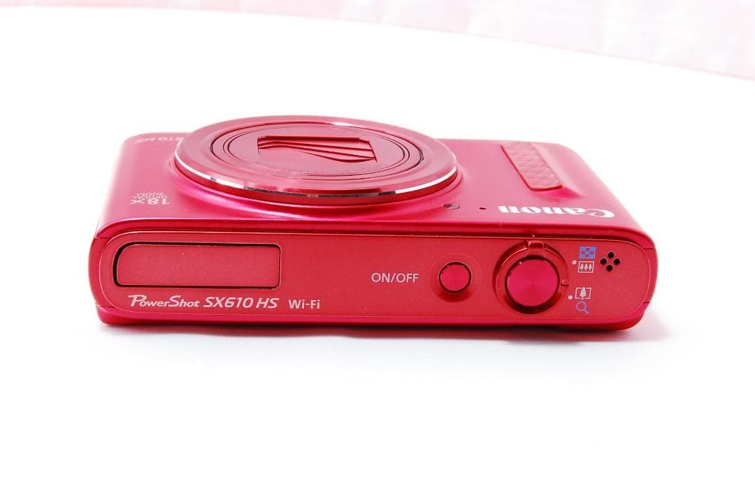 〓Wi-Fi機能搭載〓キヤノン PowerShot SX610 HS レッド