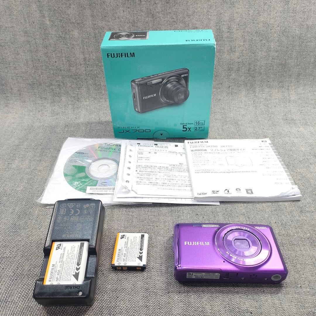 超美品 FUJIFILM FinePix JX700 パープル 富士フイルム
