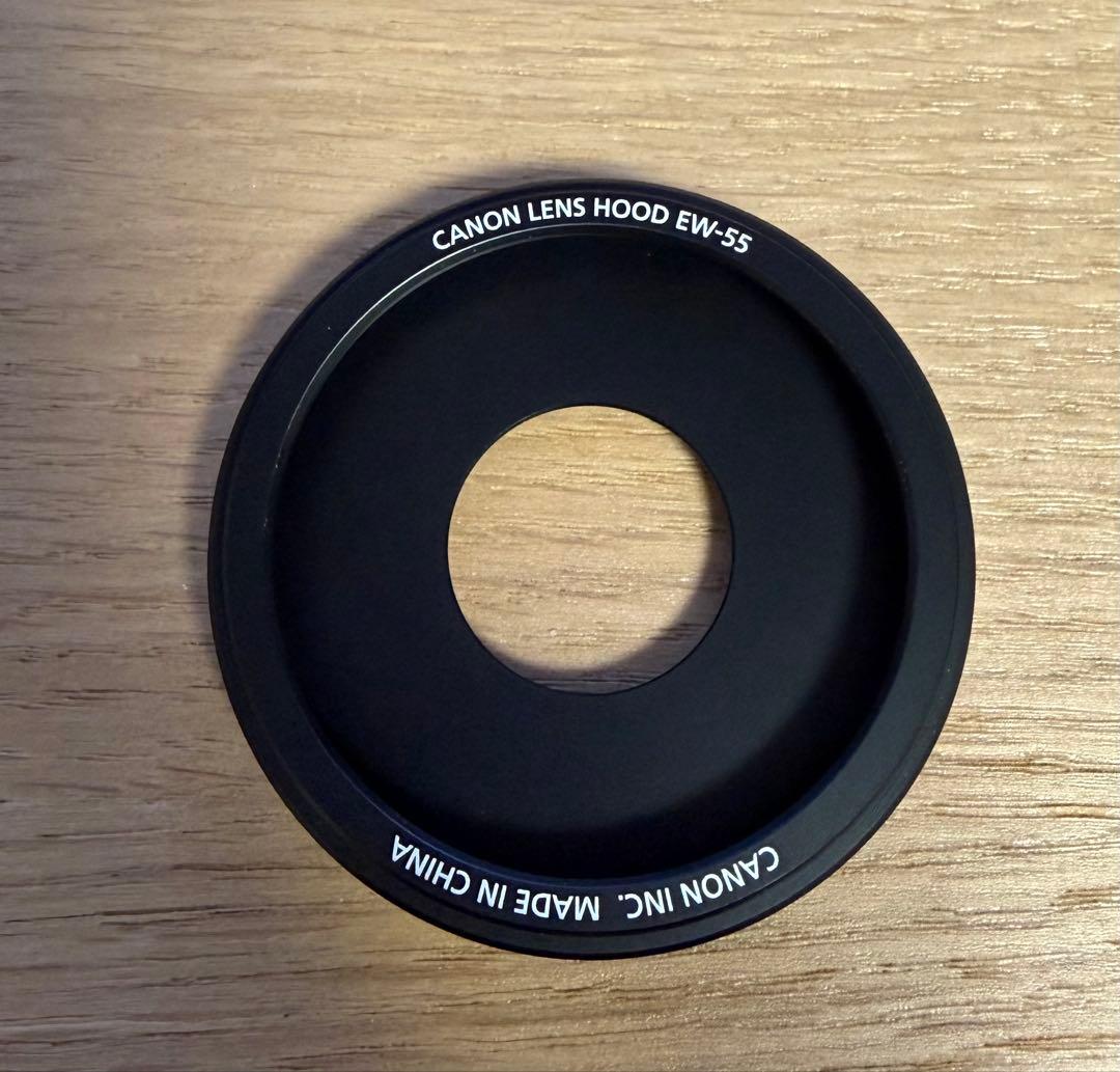 Canon RF28mm F2.8 STM 美品　純正レンズフードEW-55付！