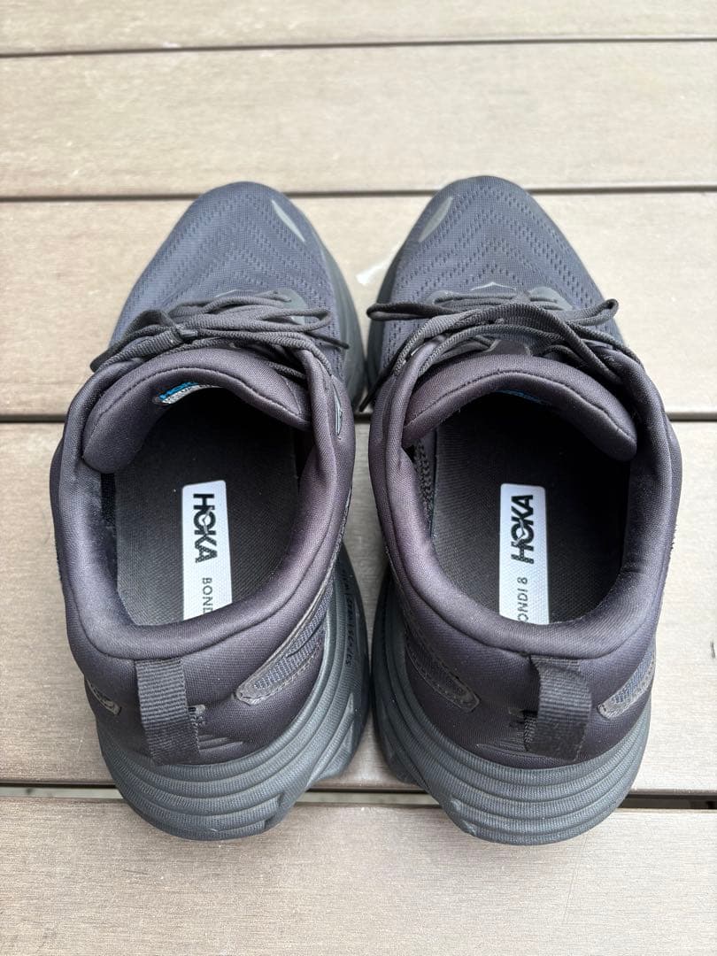 HOKA ボンダイ8 ブラック 27.5センチ　美品