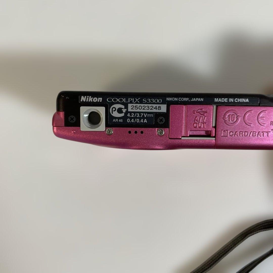 Nikon COOLPIX S3300ピンク コンパクトデジタルカメラ