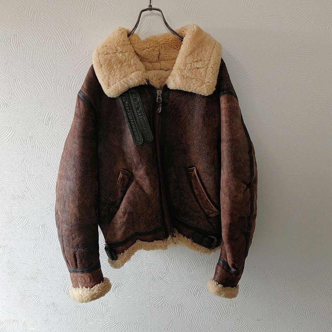 フ*シ様 ちょっぴり美品 AVIREX アビレックス 羊革 ボンバージャケット