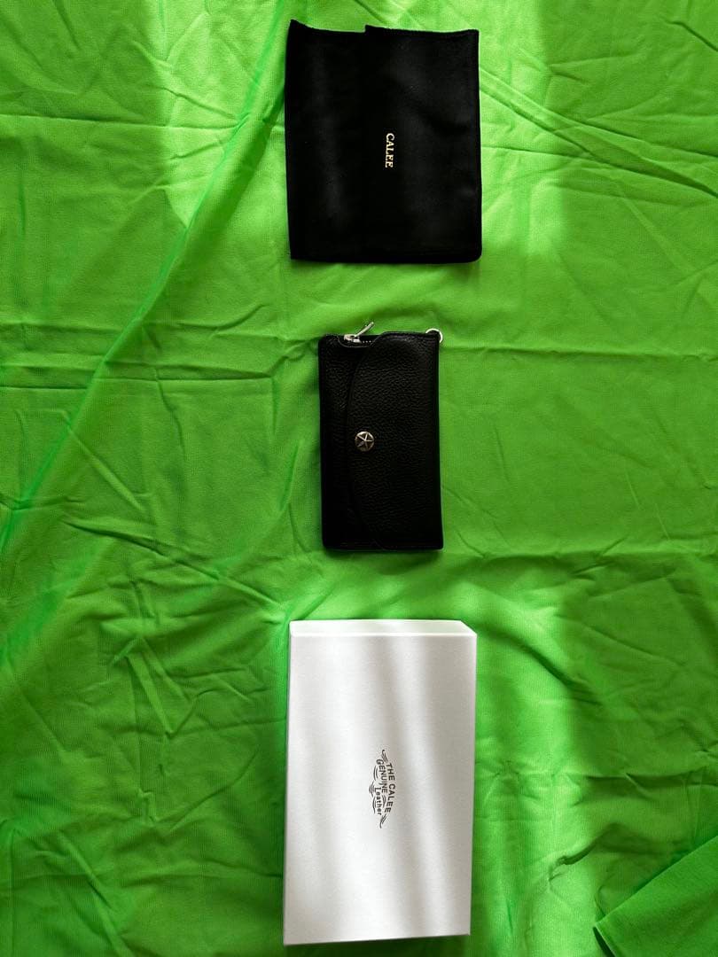 CALEE シルバー スターコンチョ 長財布 ロングウォレット