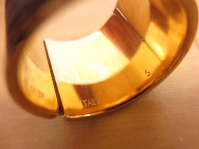 美品 ルイヴィトン M68371 バーグ・ワイルド LV リング 15号 指輪