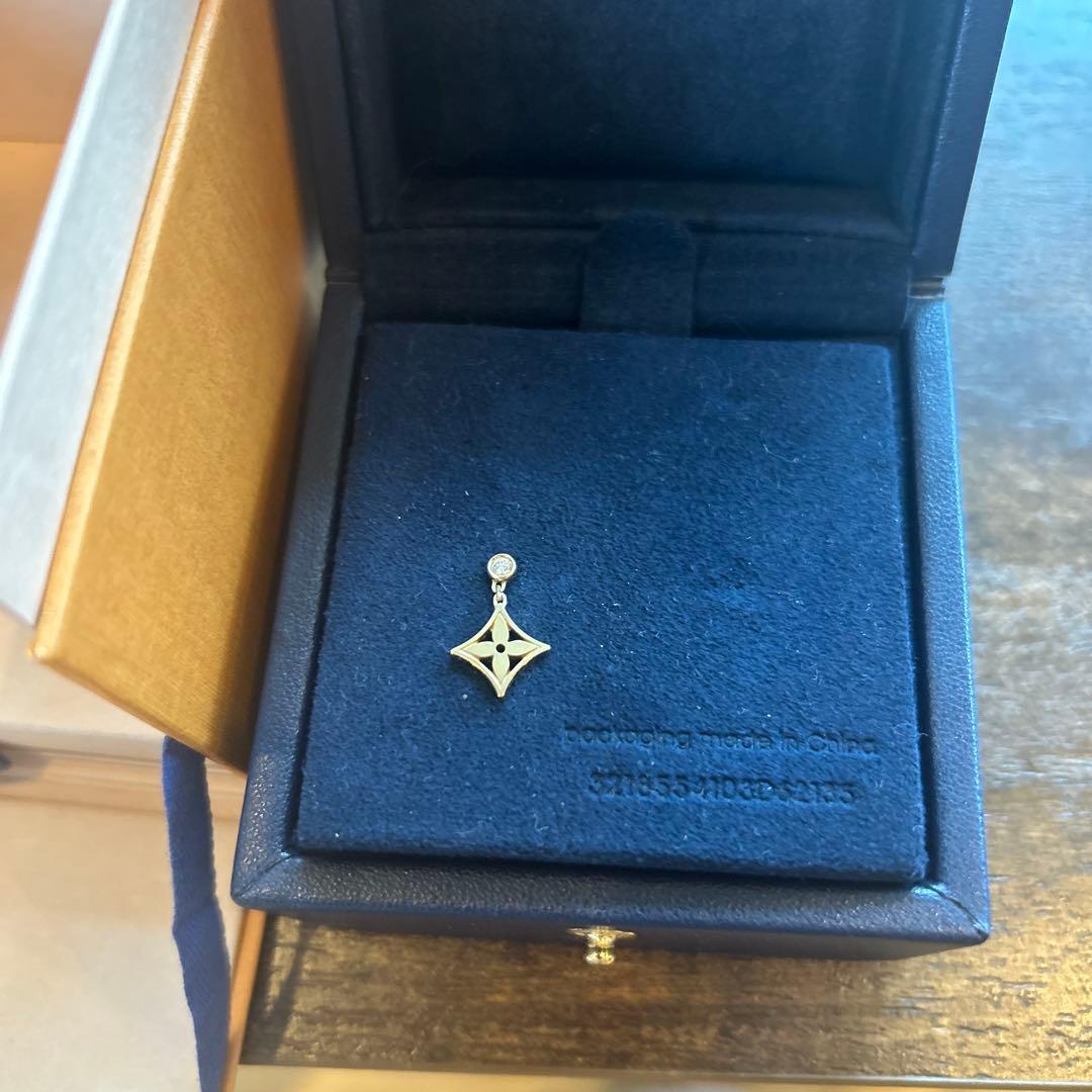 LOUIS VUITTON ルイヴィトンピアスk18 モノグラムイディール