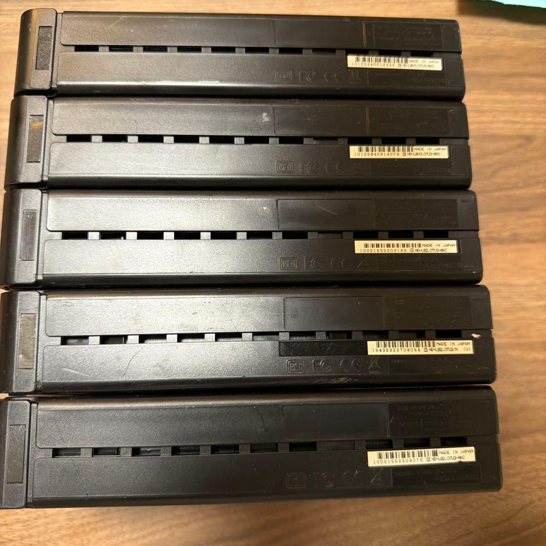 BUFFALO 外付けHDD 5個セット USB 3.0