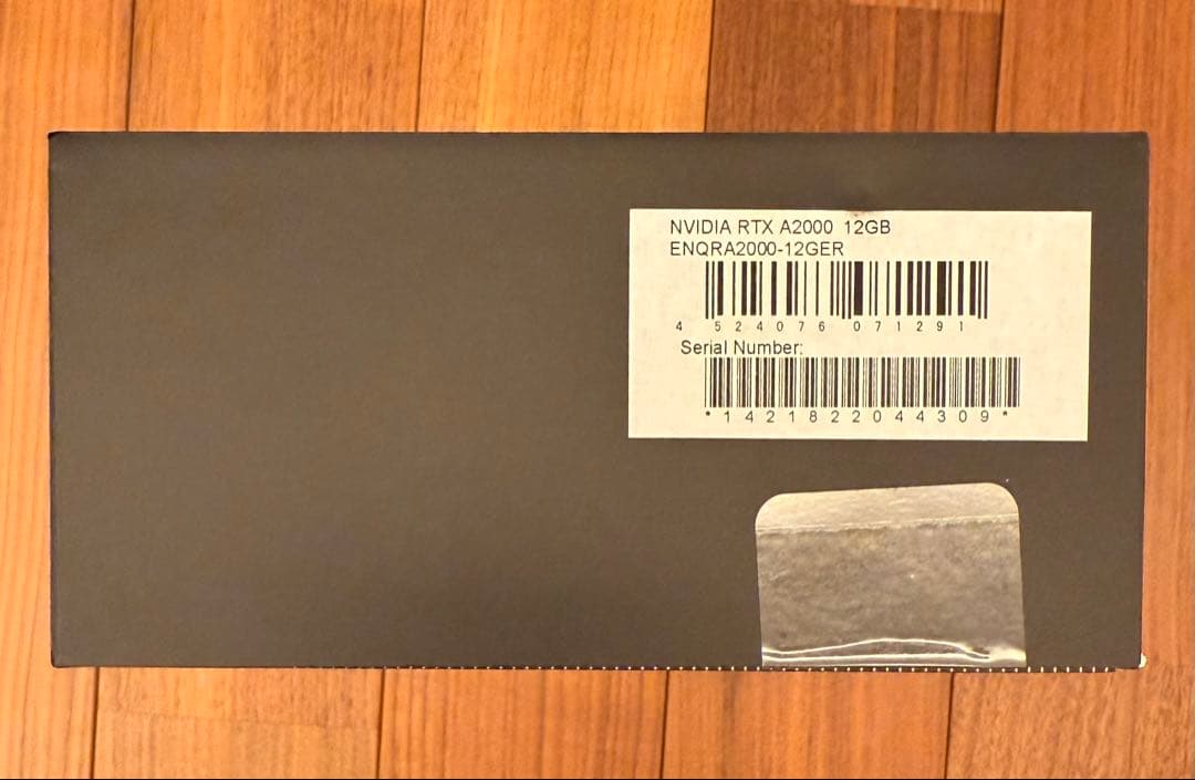 グラフィックボード・グラボ・ビデオカード NVIDIA RTX A2000 12GB ENQRA2000-12GER