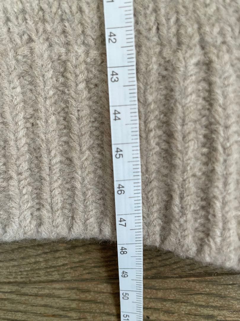 オーラリー Auralee 24AW ベージュ ニット ウール