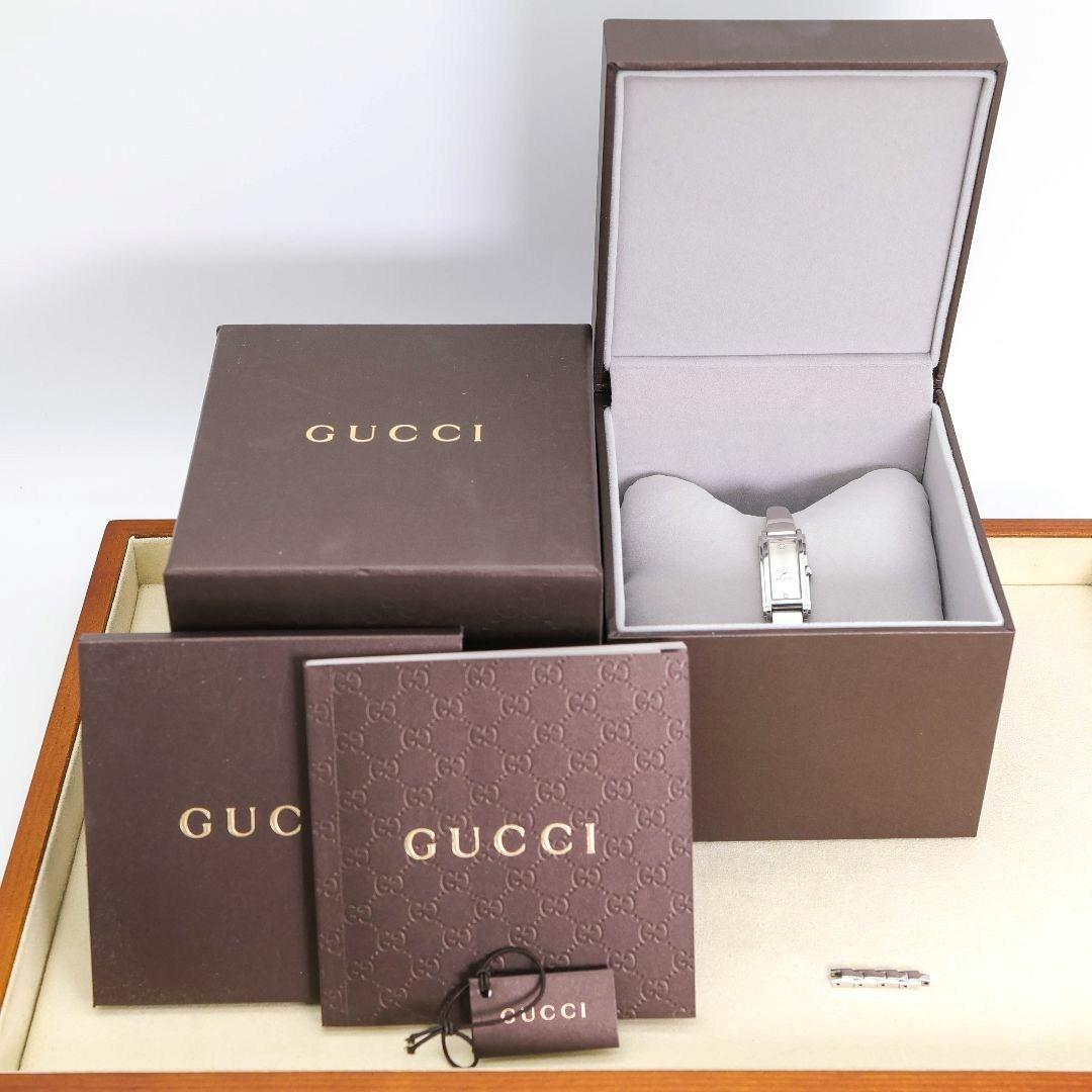 稼働 GUCCI 腕時計 109 バングル 2Pダイヤ レディース 外箱1817