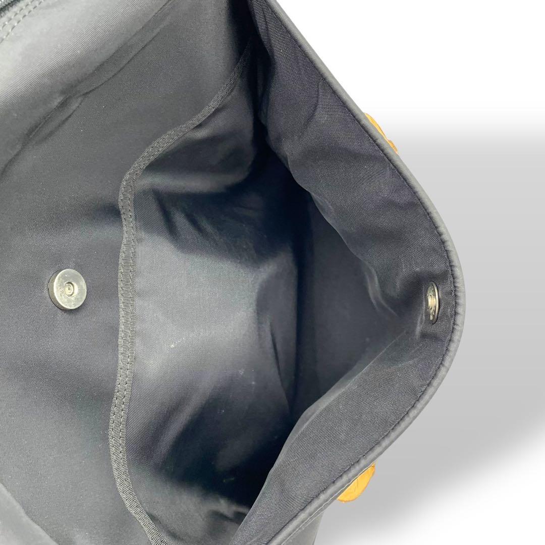 極美品　バーバリーゴルフ　ボストンバッグ　トートバッグ　ナイロン　レザー　黒