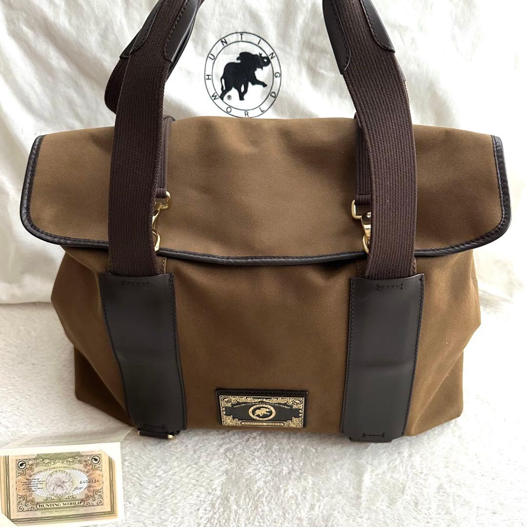 希少　HUNTING WORLD ハンティングワールド トートバッグ　西口修平