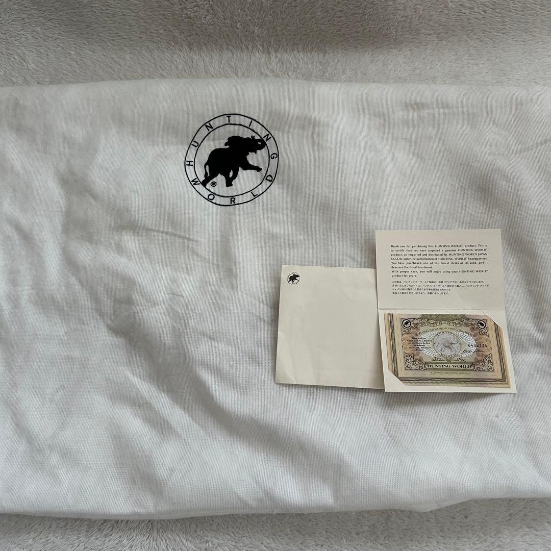 希少　HUNTING WORLD ハンティングワールド トートバッグ　西口修平