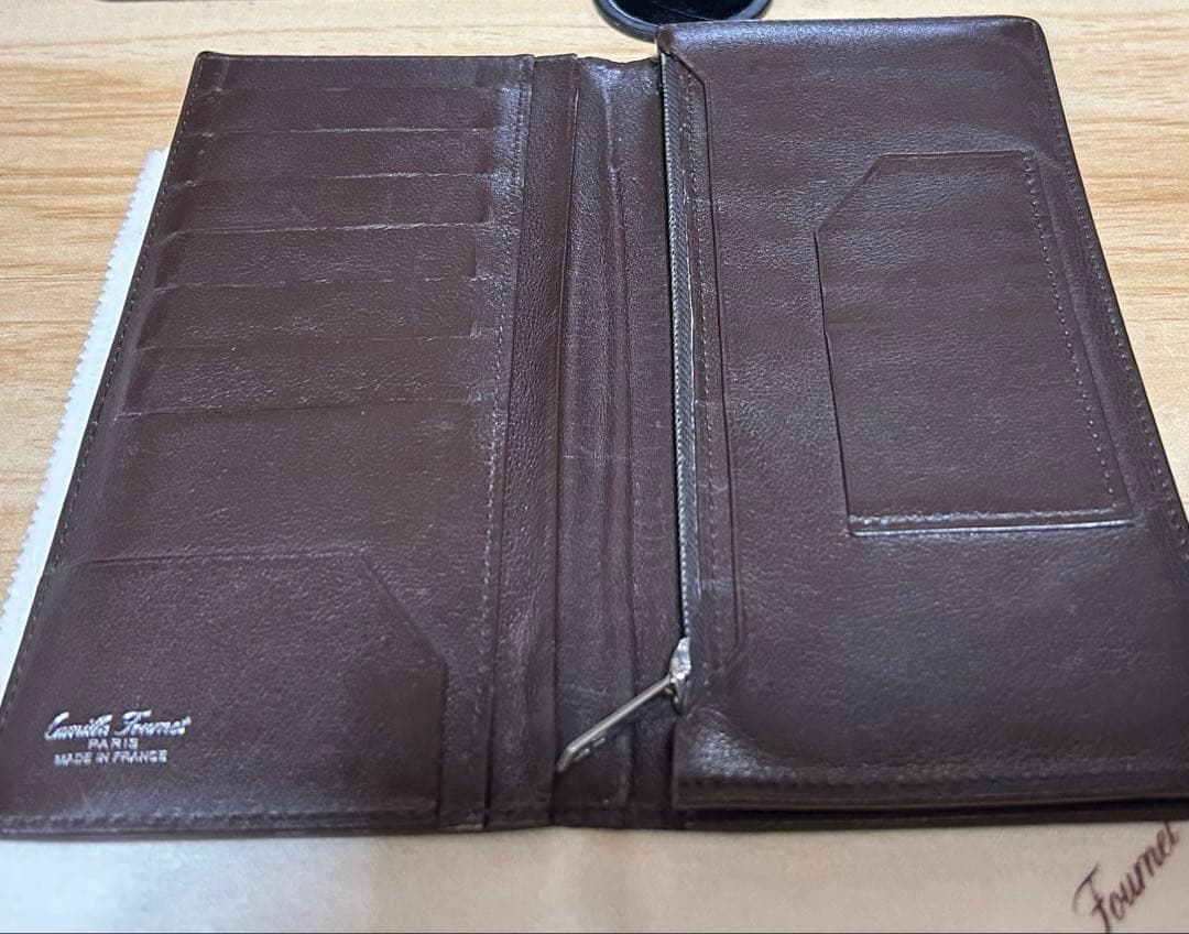 21:30まで【値下げ】Camille Fournet リザード　２つ折りサイフ