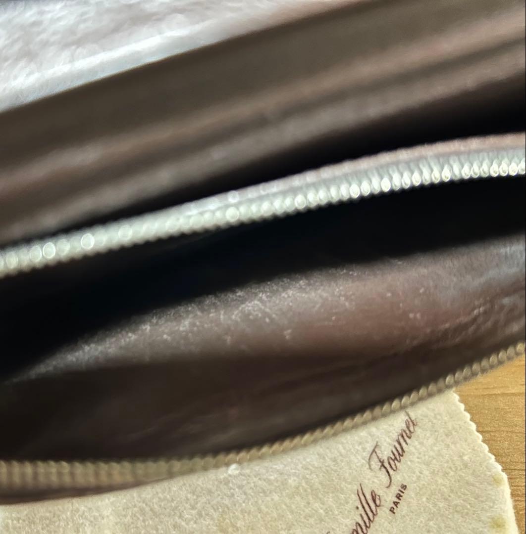 21:30まで【値下げ】Camille Fournet リザード　２つ折りサイフ