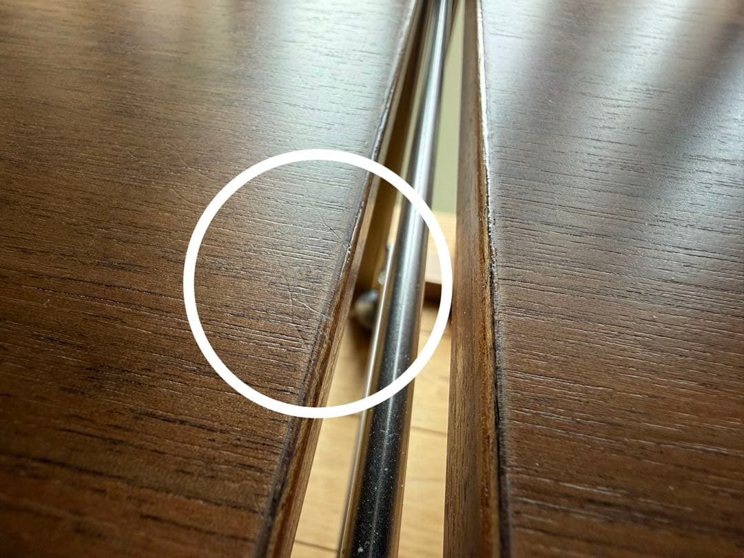 無印良品　ステンレスユニットシェルフ　ウォールナット　ミニ　高さ46cm