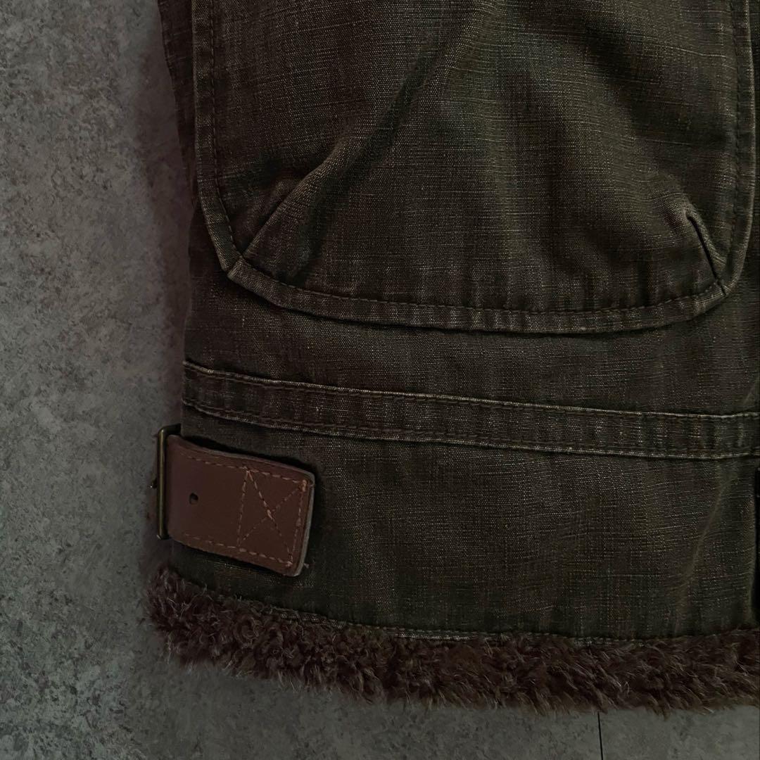 【M】ジョンブル ♡ N-1 ボア ミリタリージャケット 短丈 Y2K B-3