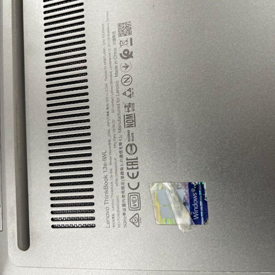 Think book 13s-IWL  i5 8625U 8GB 256GB