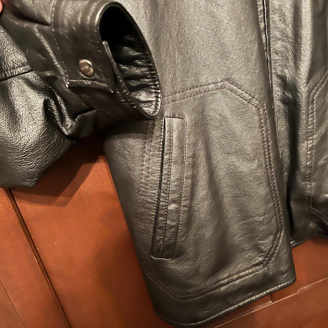 レザージャケット St. John's Bay セントジョンズベイ XL 90s