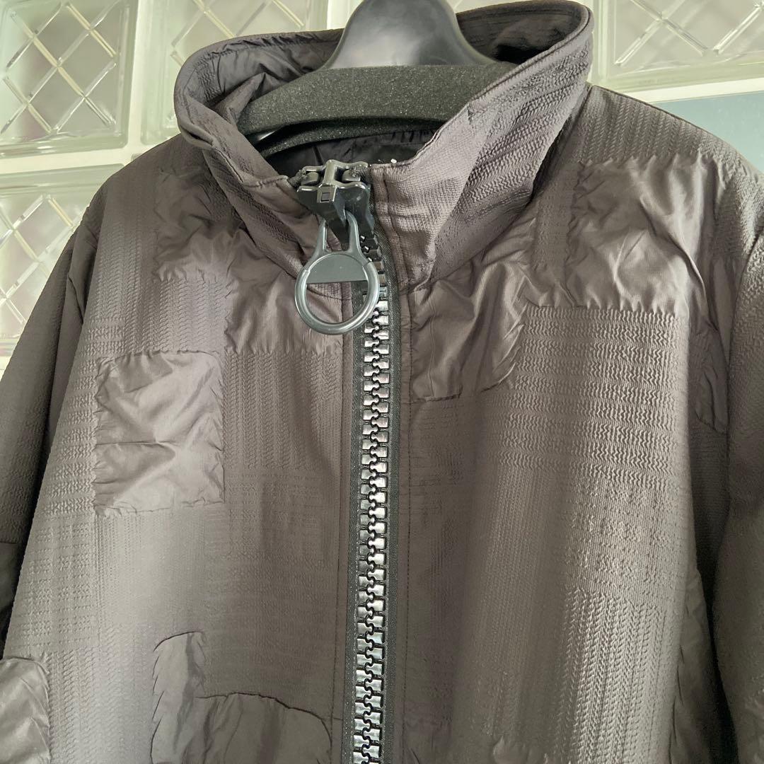 ブラックモッズコート フルジッパー