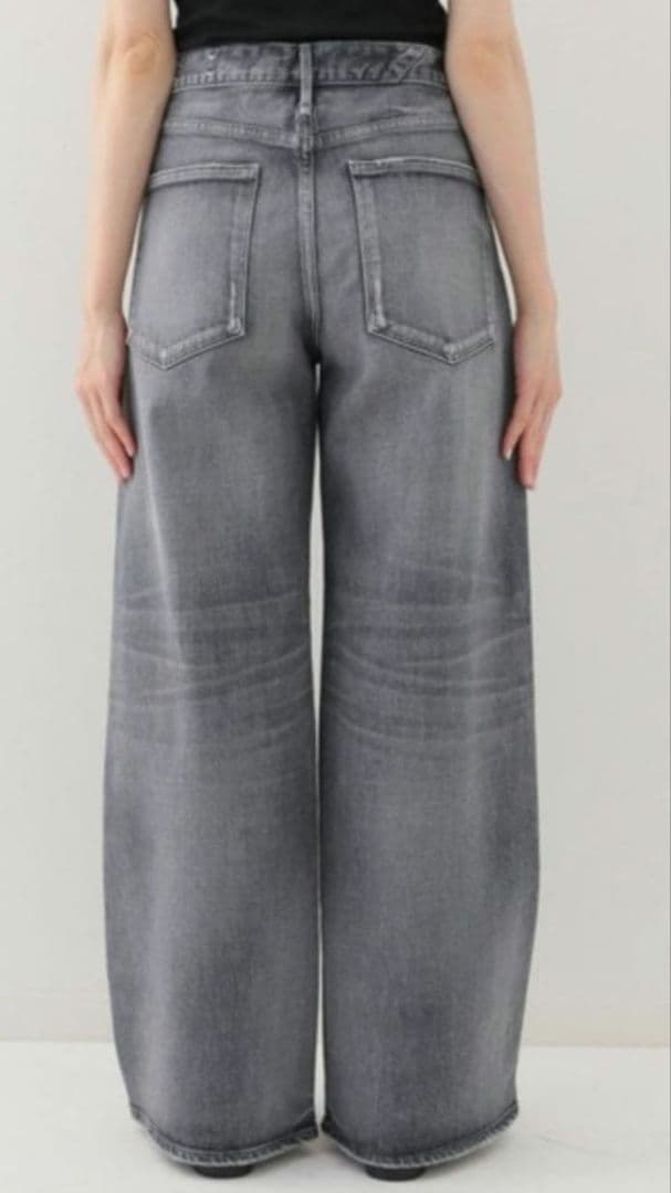 【まめ】upper hightsグレーデニム　THE ROBINS 　25